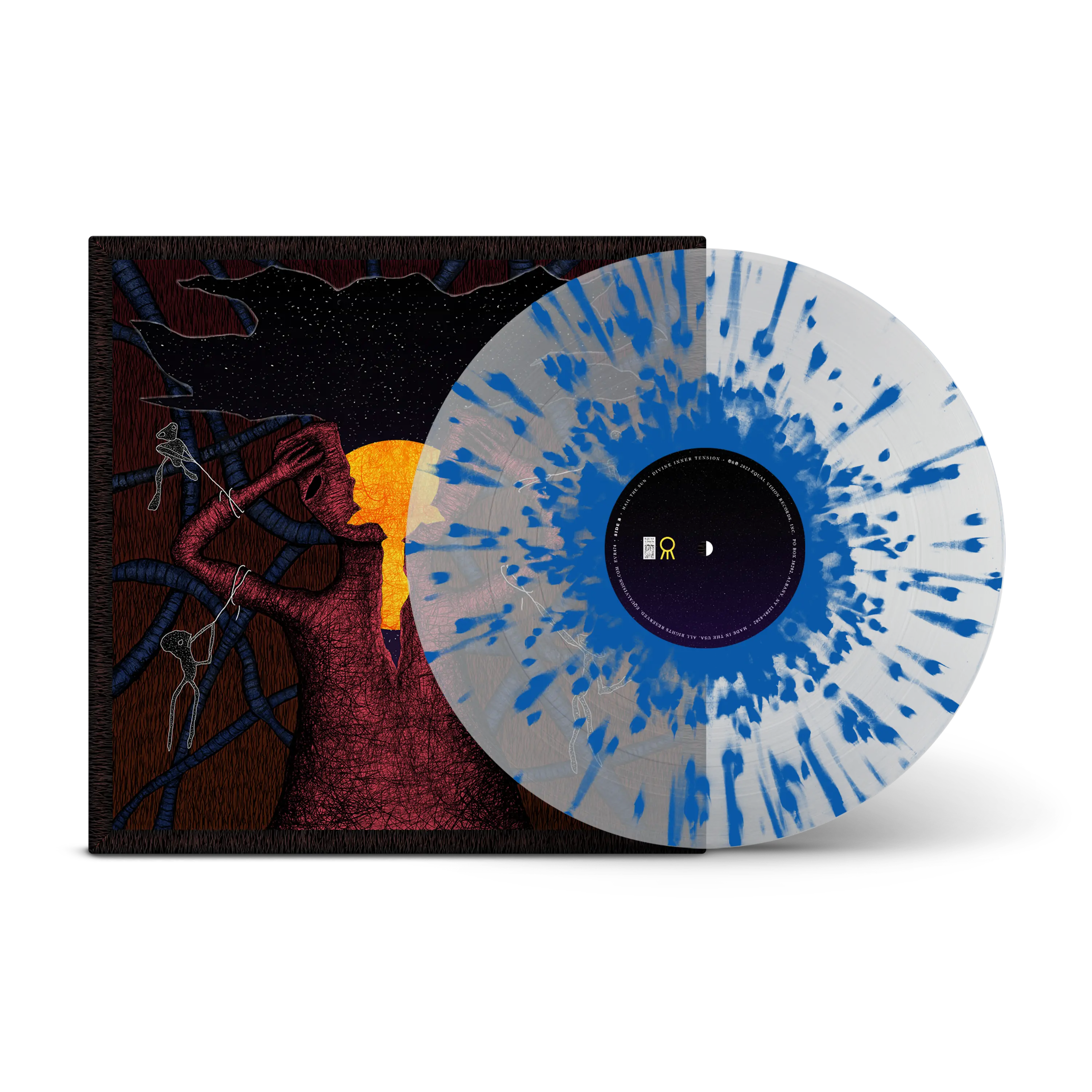Divine Inner Tension Clear with Blue Splatter LP – Rude Records Shop