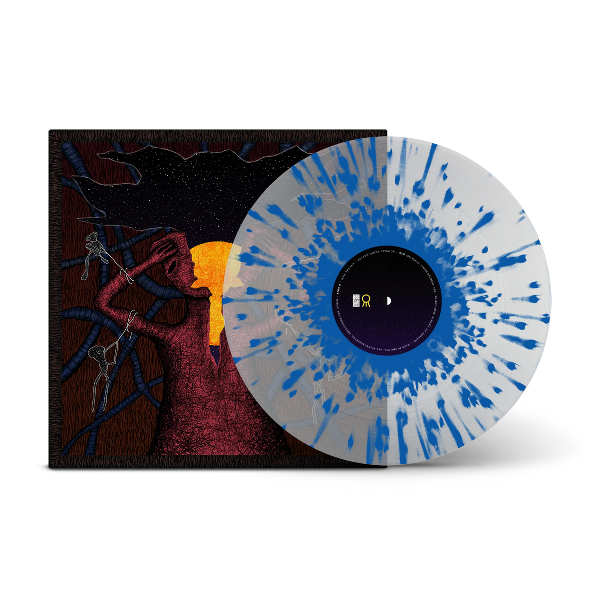 Divine Inner Tension Clear with Blue Splatter LP
