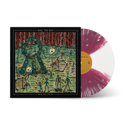 New Age Filth Burgundy & White Butterfly LP