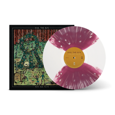 New Age Filth Burgundy & White Butterfly LP