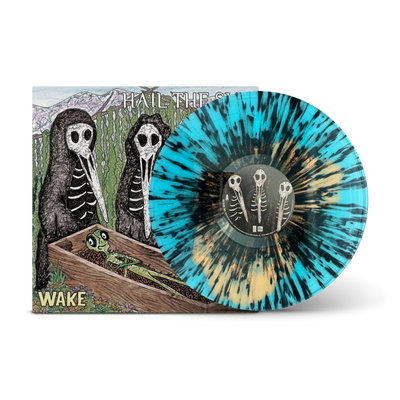 Wake Orange & Blue A Side / B Side with Black Splatter LP