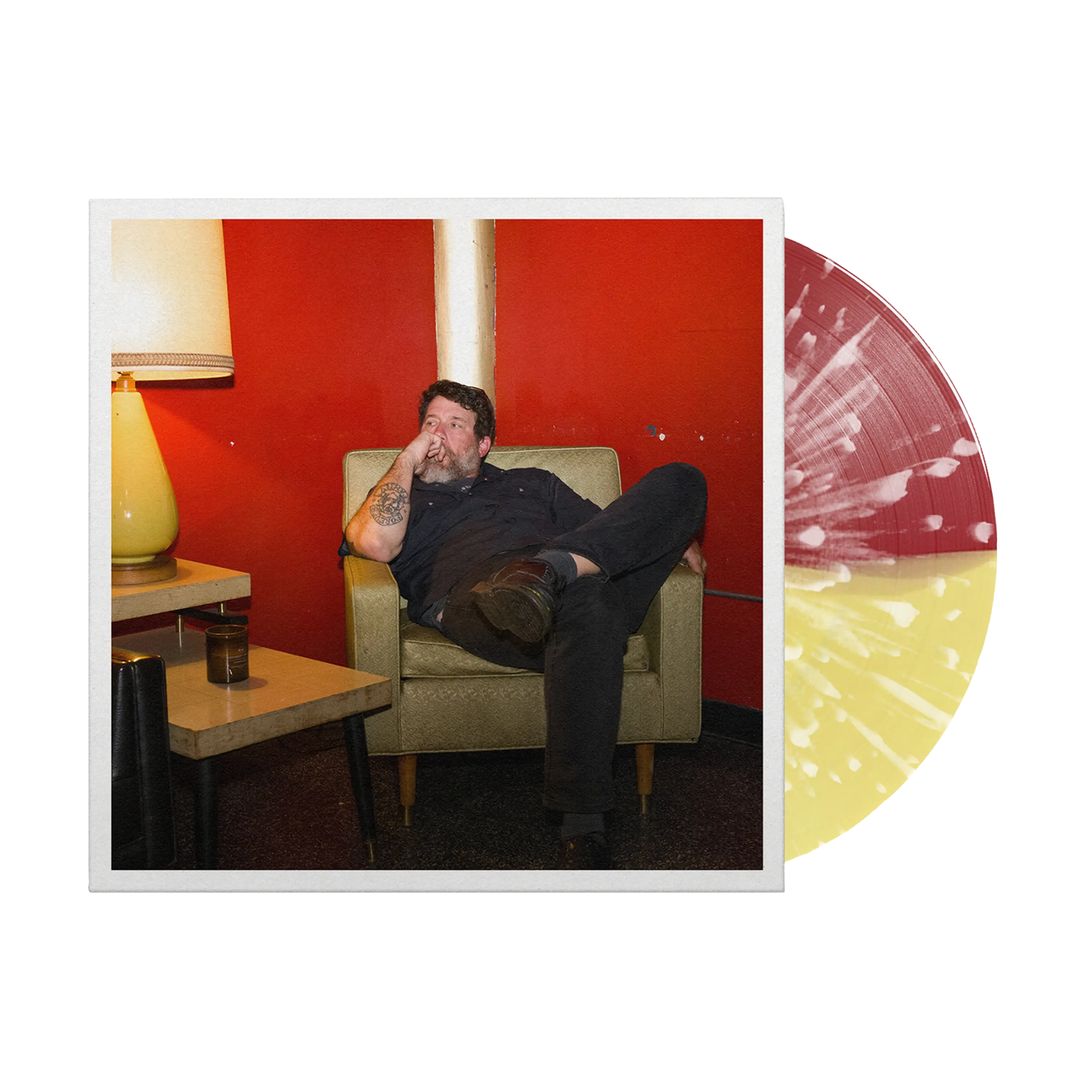Split EP Ivory & Red Split w/ White Splatter LP – Rude Records Shop