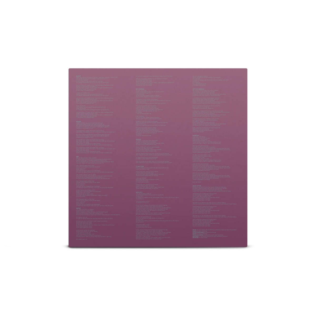 STILL NUMB Tri-Coloured Color in Color LP