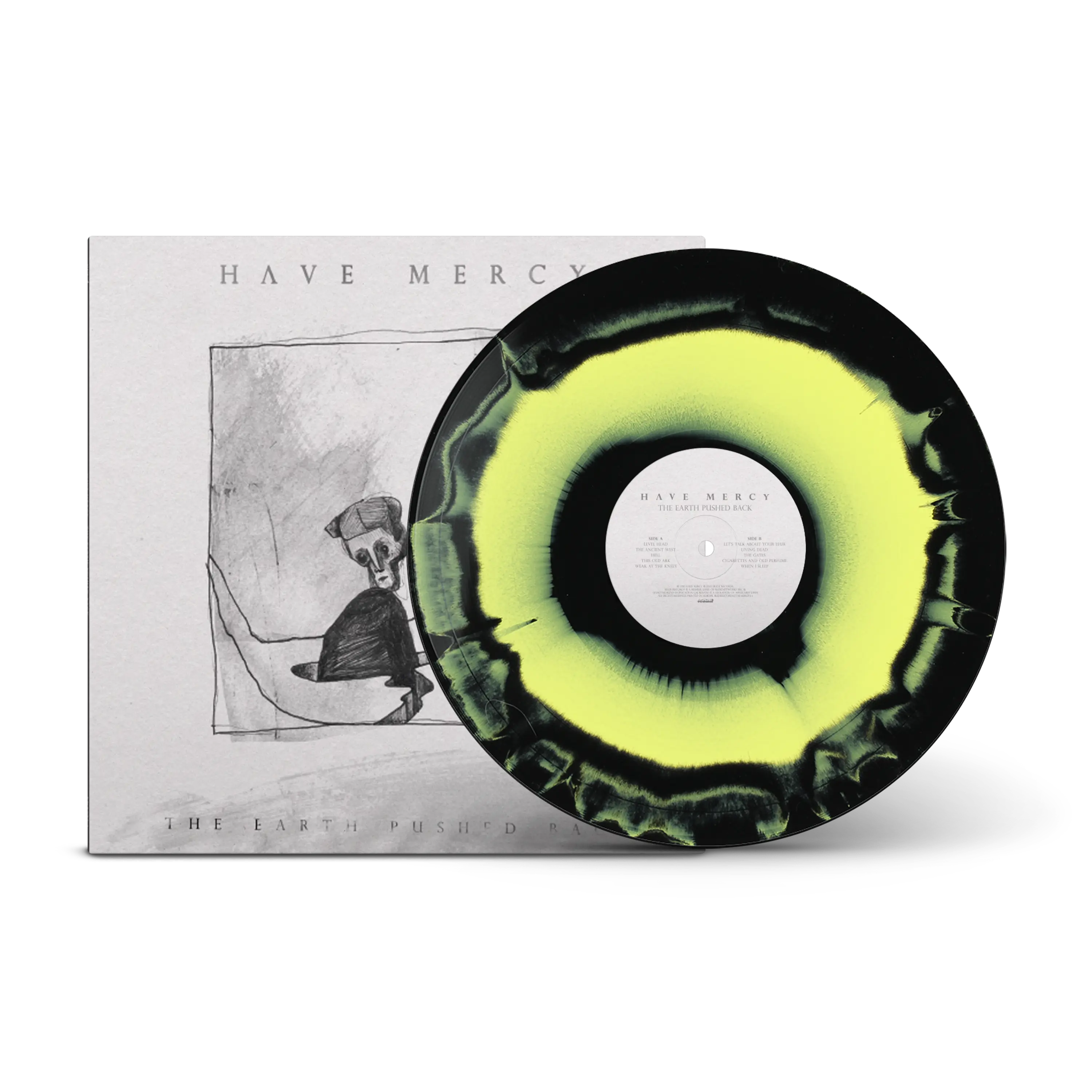 The Earth Pushed Back Yellow & Black Sunburst LP – Rude Records Shop