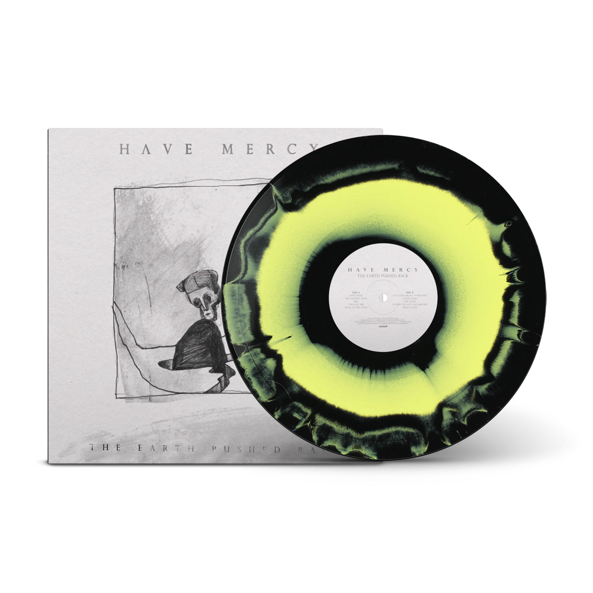 The Earth Pushed Back Yellow & Black Sunburst LP