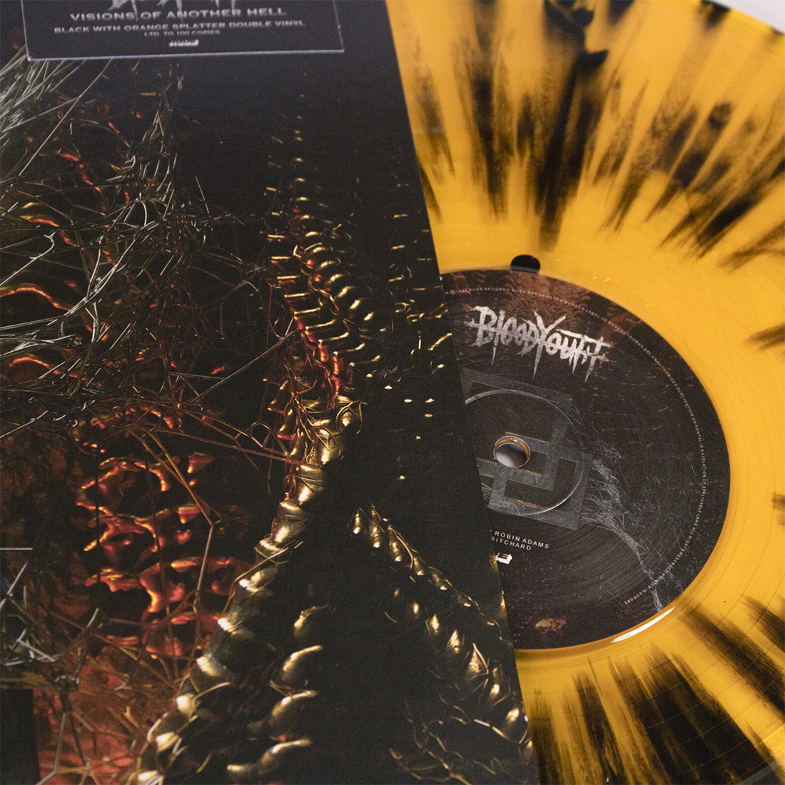 Visions Of Another Hell Orange w/ Black Splatter Double LP
