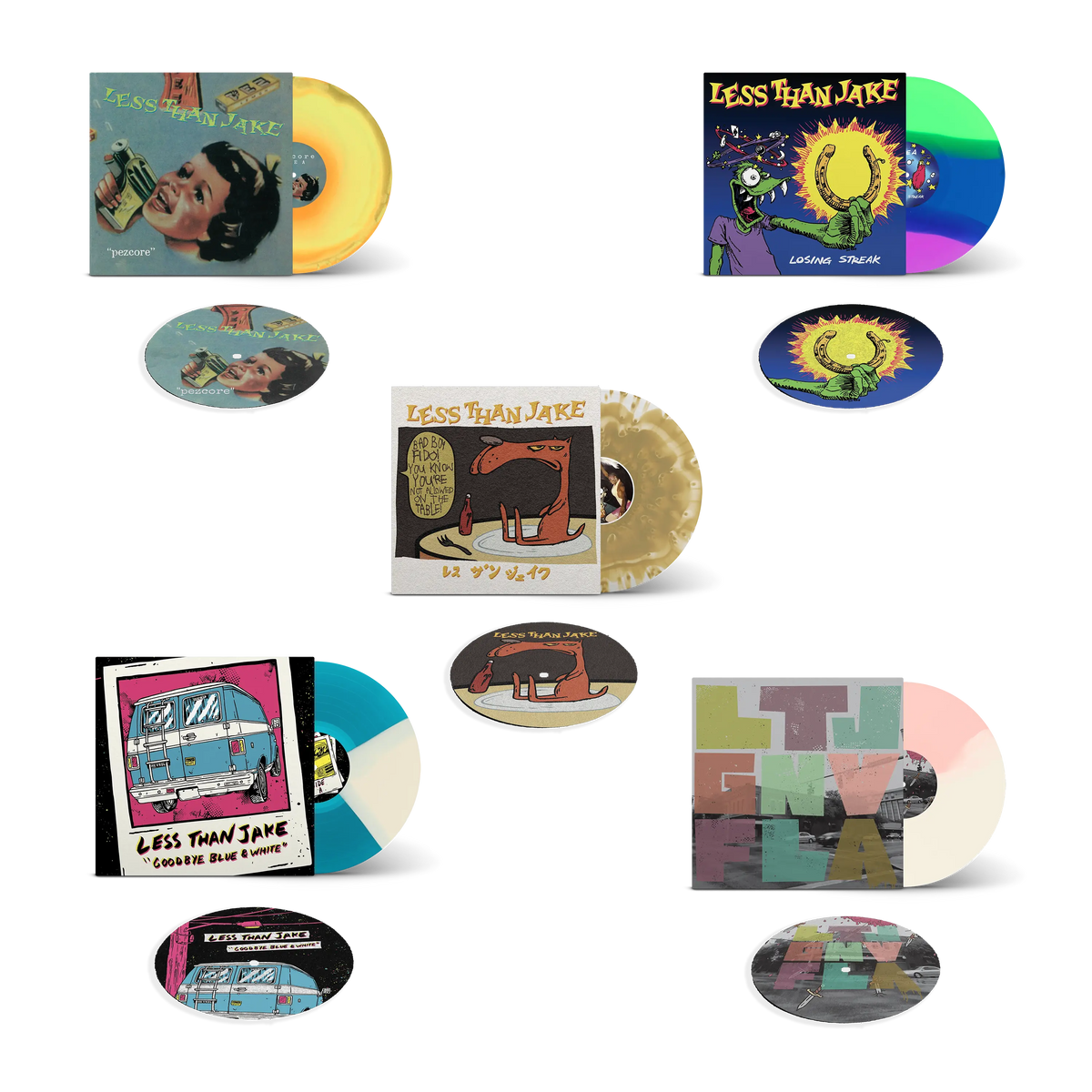 Less Than Jake Vinyl Bundle w/ Exclusive Slipmat