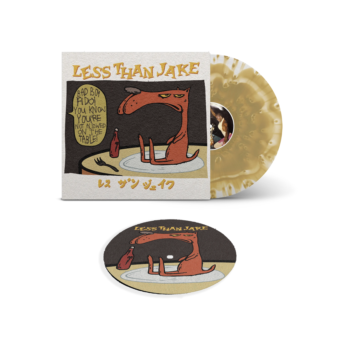 Losers, Kings, And Things We Don't Understand Transparent Gold Cloudy LP w/ Slipmat