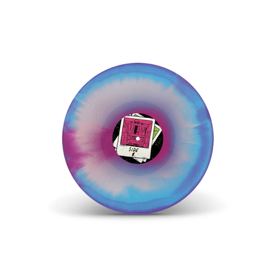 Goodbye Blue And White Baby Pink, Blue & Purple Tri-Coloured A/B Side LP