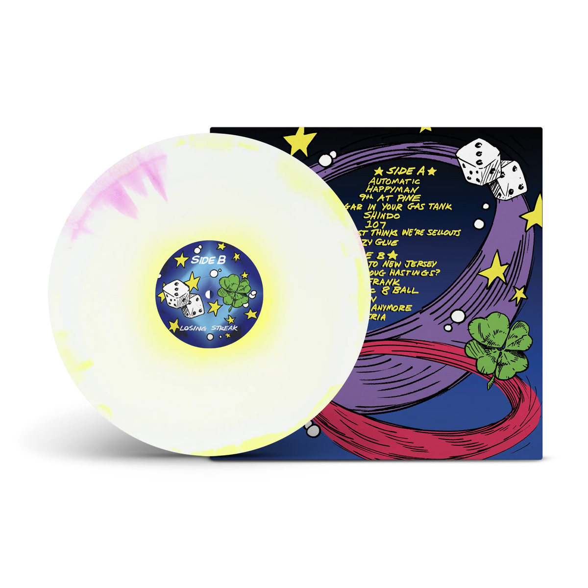 Losing Streak Grimage Purple, White & Sunshine Tri-Coloured A/B Side LP (Forever Version)