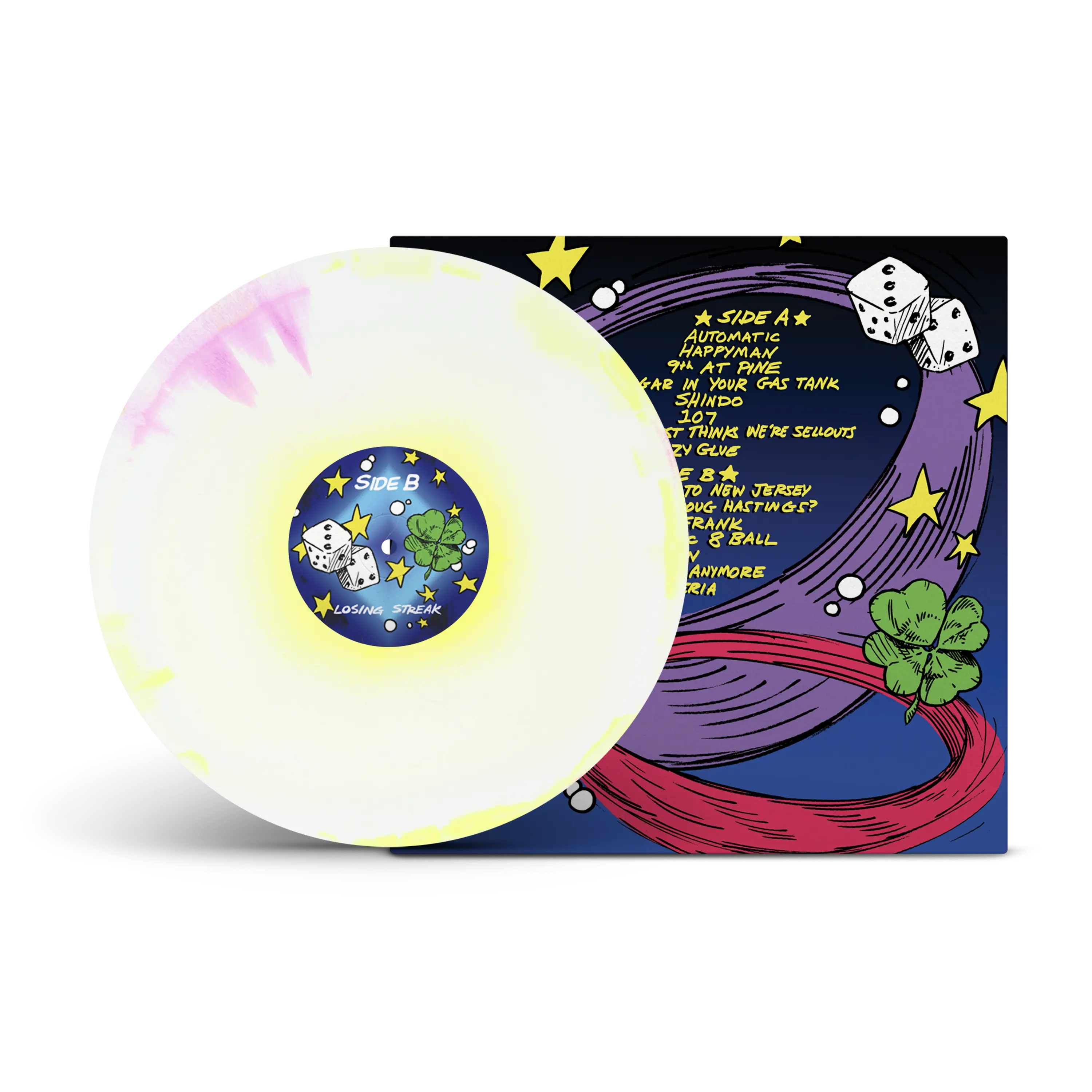 Losing Streak Grimage Purple, White & Sunshine Tri-Coloured A/B