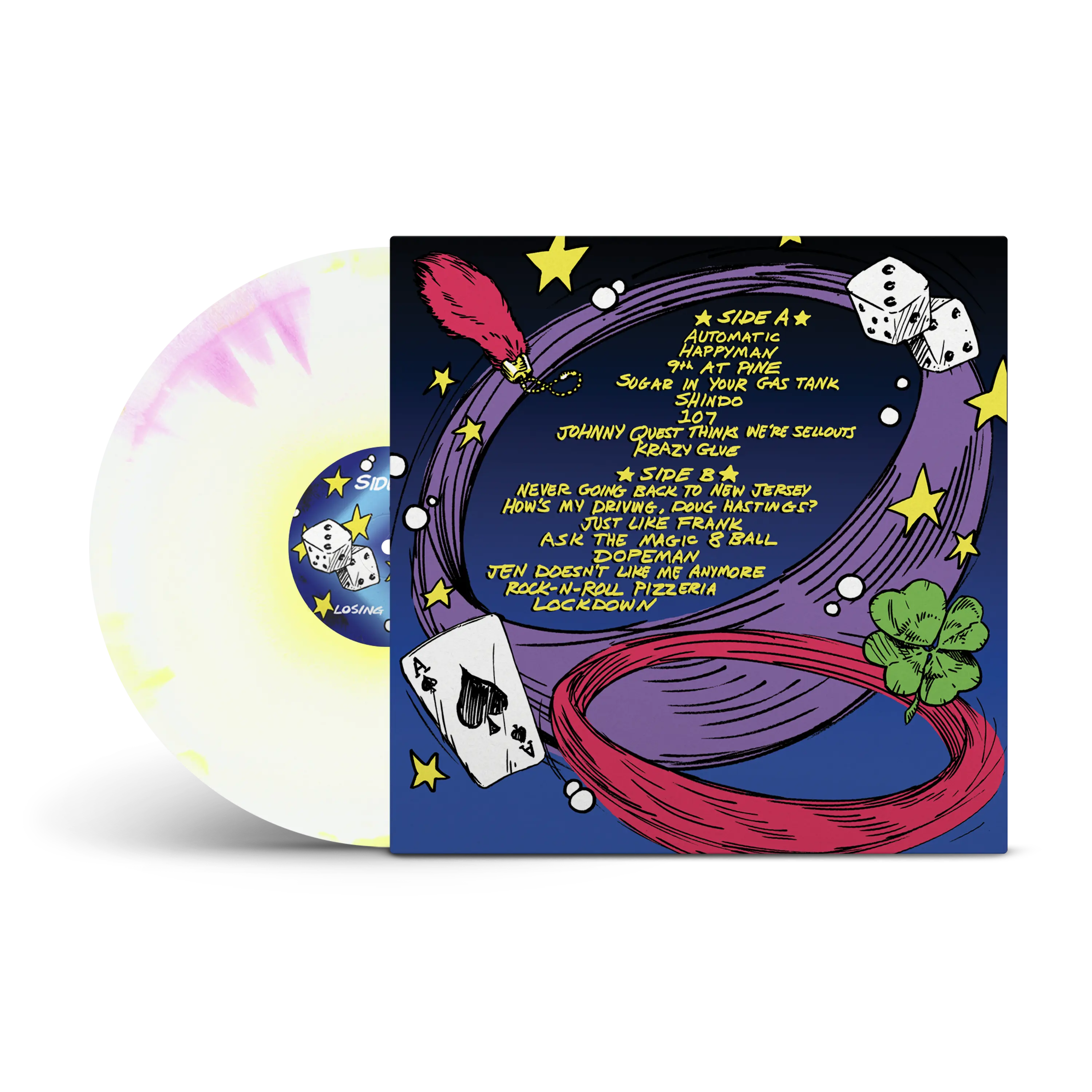 Losing Streak Grimage Purple, White & Sunshine Tri-Coloured A/B