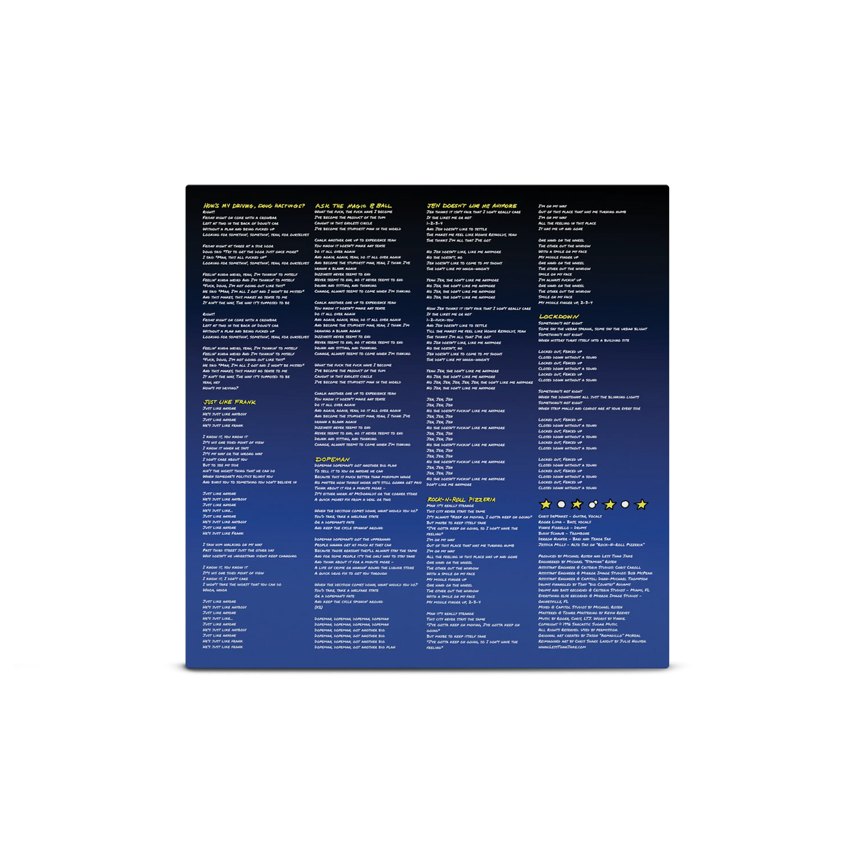 Losing Streak Three Stripes LP w/ Slipmat