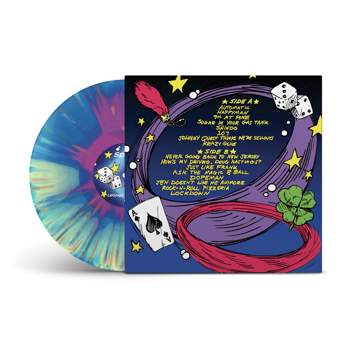 Losing Streak (Forever Version) Tri-Color Purple, Yellow & Blue LP