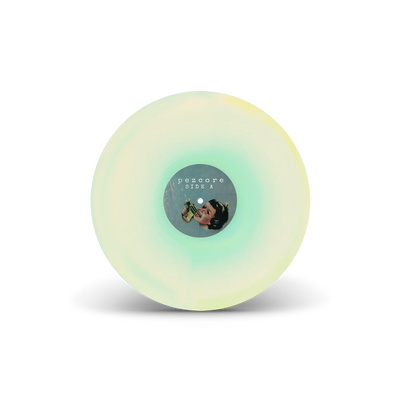 Pezcore Yellow, Bone & Electric Blue Tri-Coloured A/B Side LP (Forever Version)