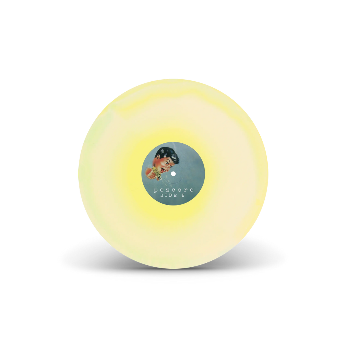 Pezcore Yellow, Bone & Electric Blue Tri-Coloured A/B Side LP (Forever Version)