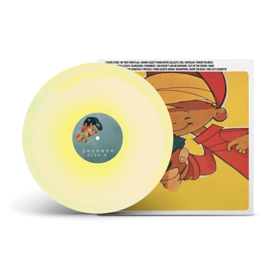 Pezcore Yellow, Bone & Electric Blue Tri-Coloured A/B Side LP (Forever Version)