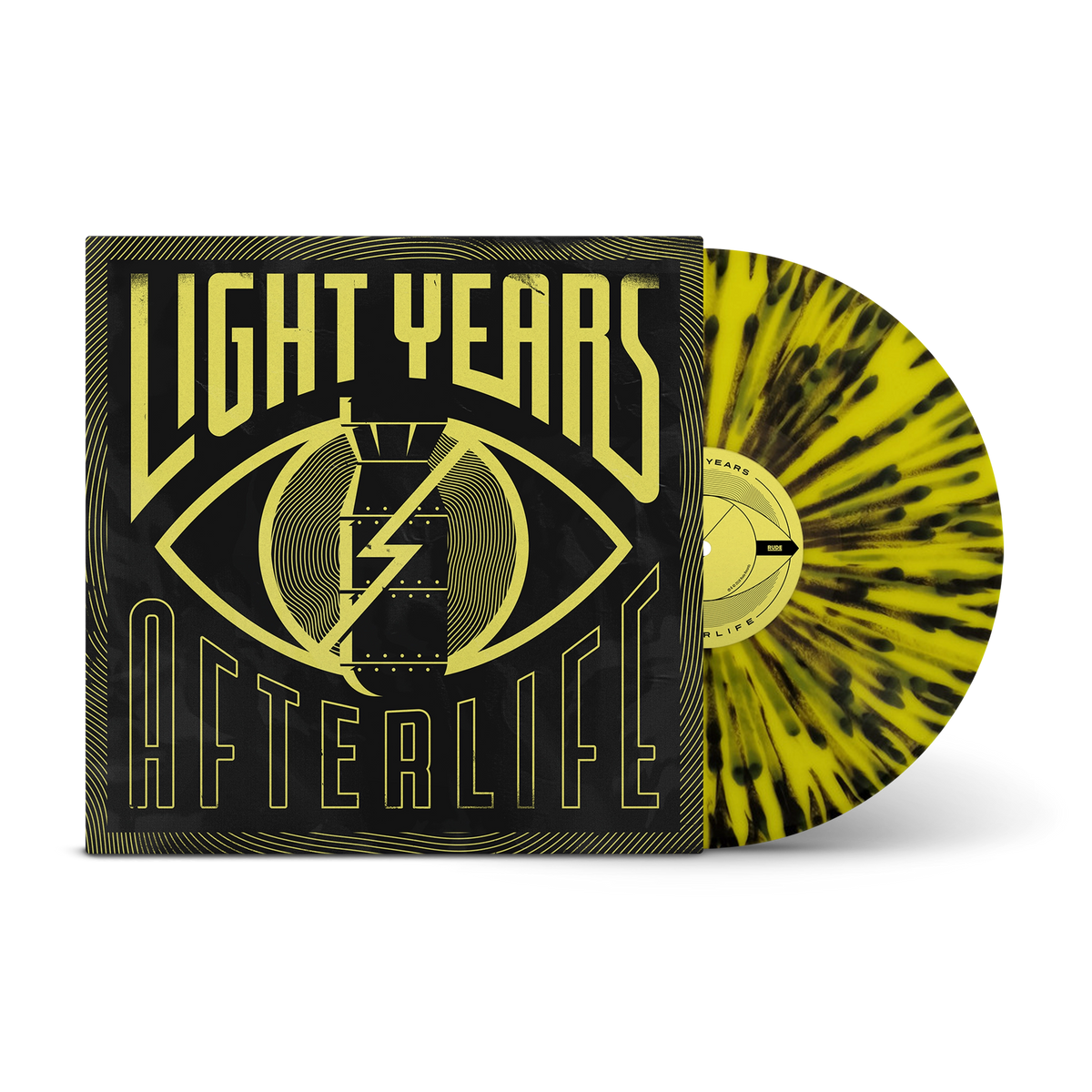 Afterlife Yellow with Black Splatter LP