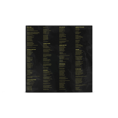 Afterlife Yellow with Black Splatter LP