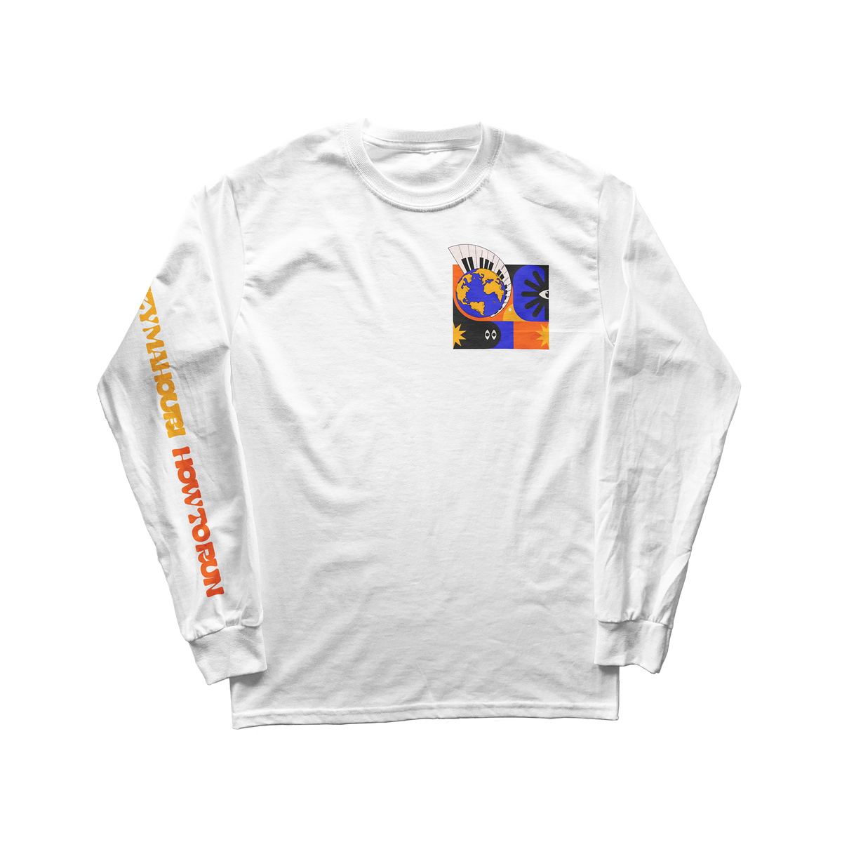 How To Run White Longsleeve