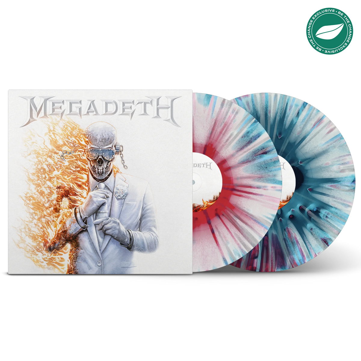 Megadeth Hot Sea Tri-Coloured Double LP