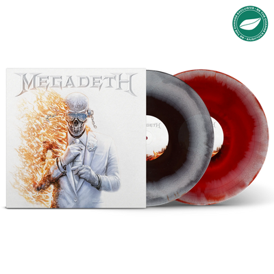 Megadeth Black Ice, Bone & Red Tri-Coloured Double LP