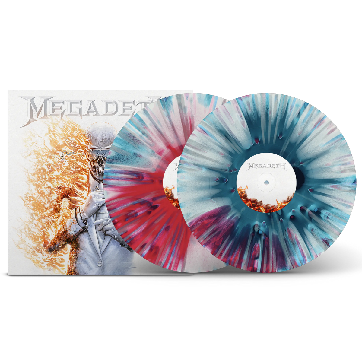 Megadeth Hot Sea Tri-Coloured Double LP