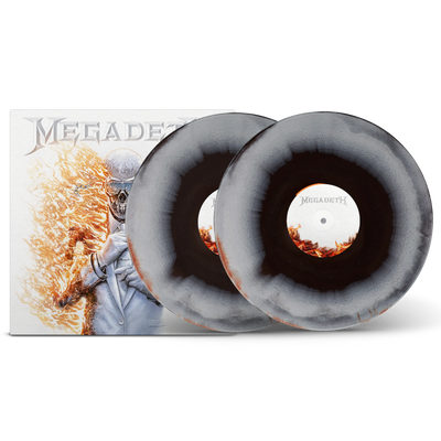 Megadeth Black Ice, Bone & Red Tri-Coloured Double LP