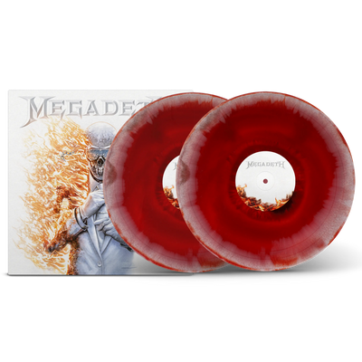 Megadeth Black Ice, Bone & Red Tri-Coloured Double LP