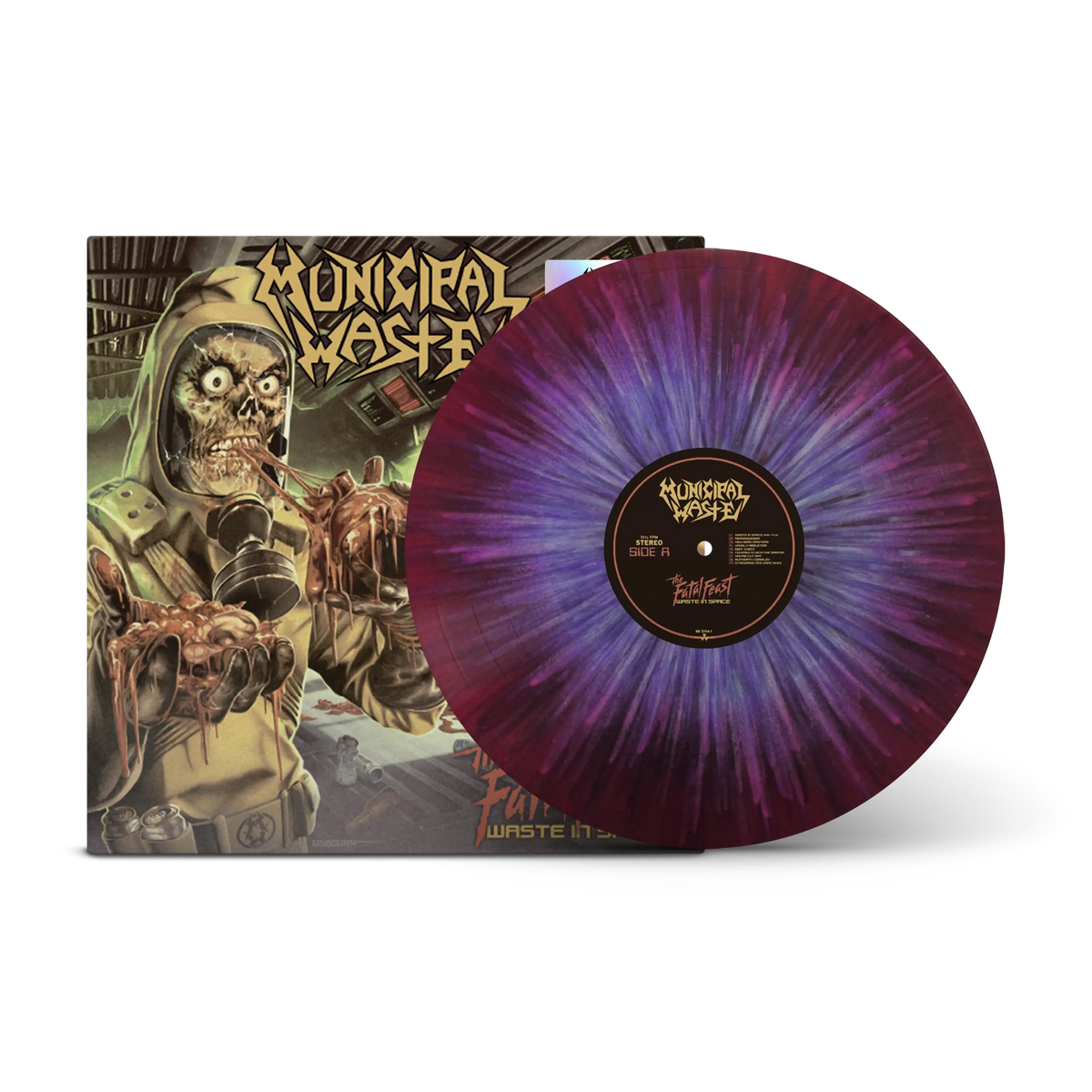 The Fatal Feast Transparent Magenta w/ Purple & White Splatter Vinyl LP