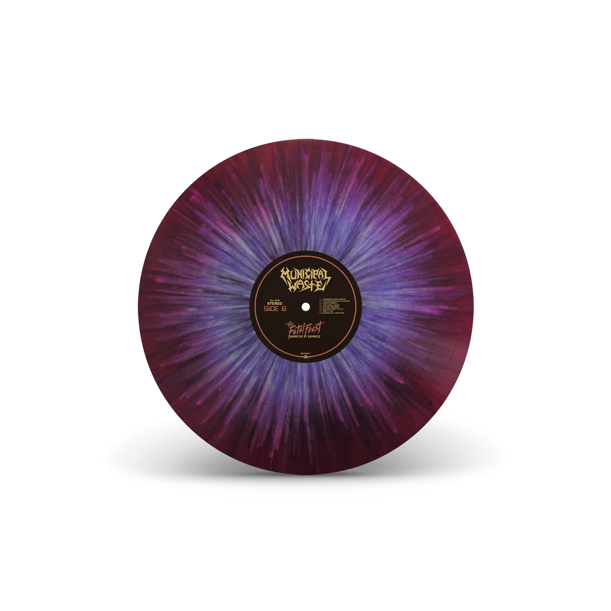 The Fatal Feast Transparent Magenta w/ Purple & White Splatter Vinyl LP