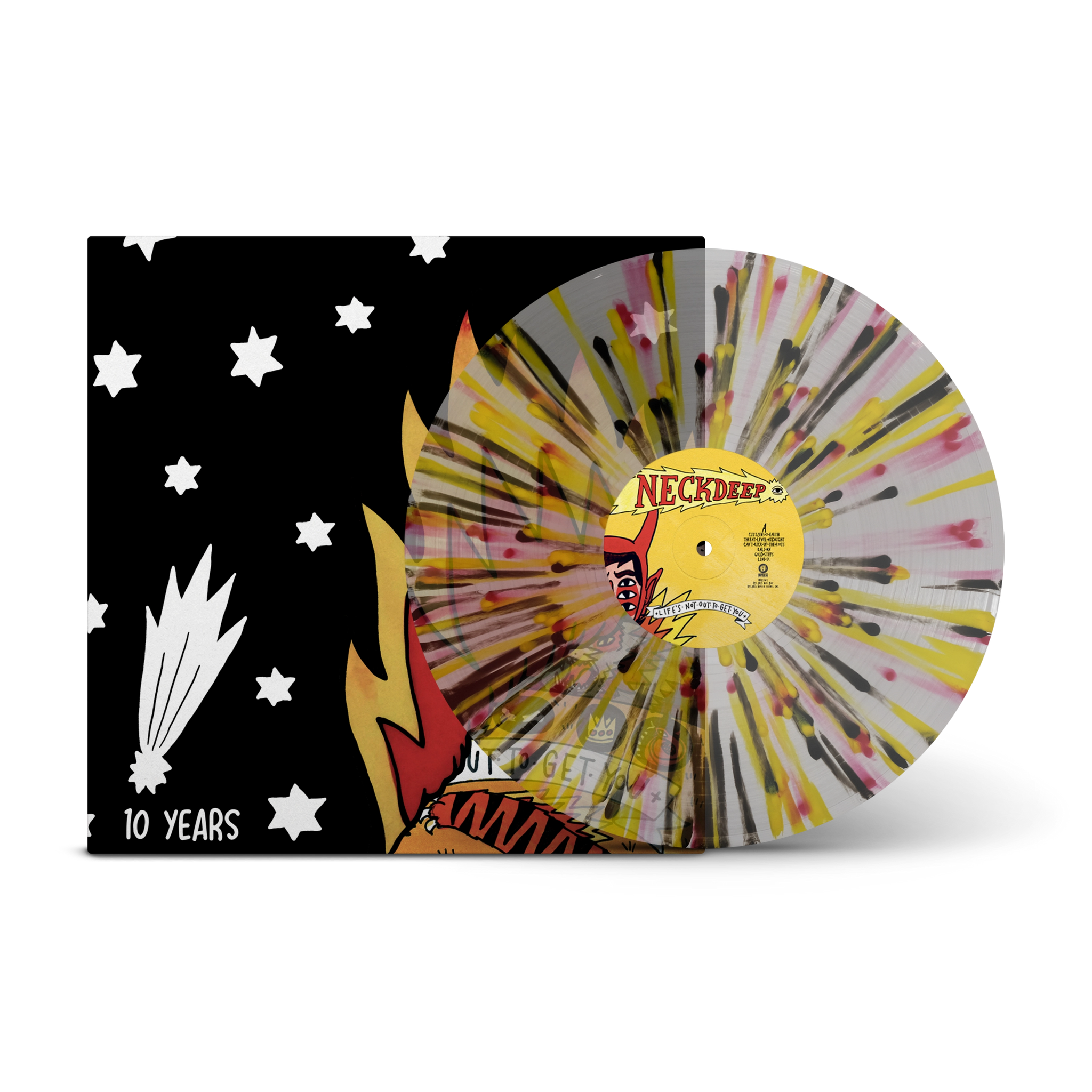 Life's Not Out To Get You (10 Years Anniversary) Clear with Yellow