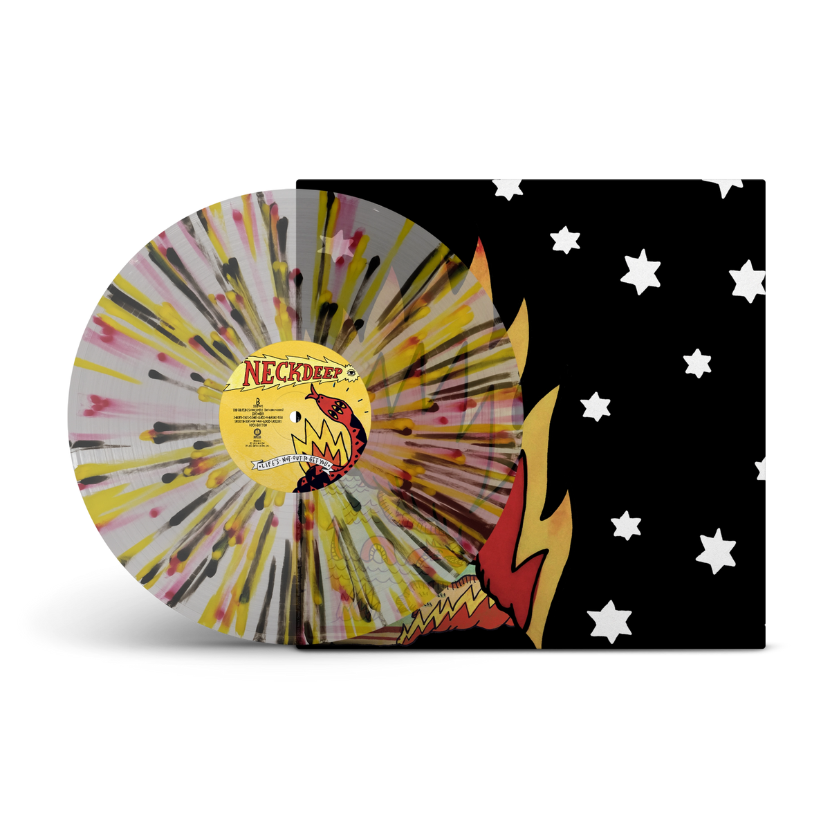 Life's Not Out To Get You (10 Years Anniversary) Clear with Yellow, Red & Black Splatter LP