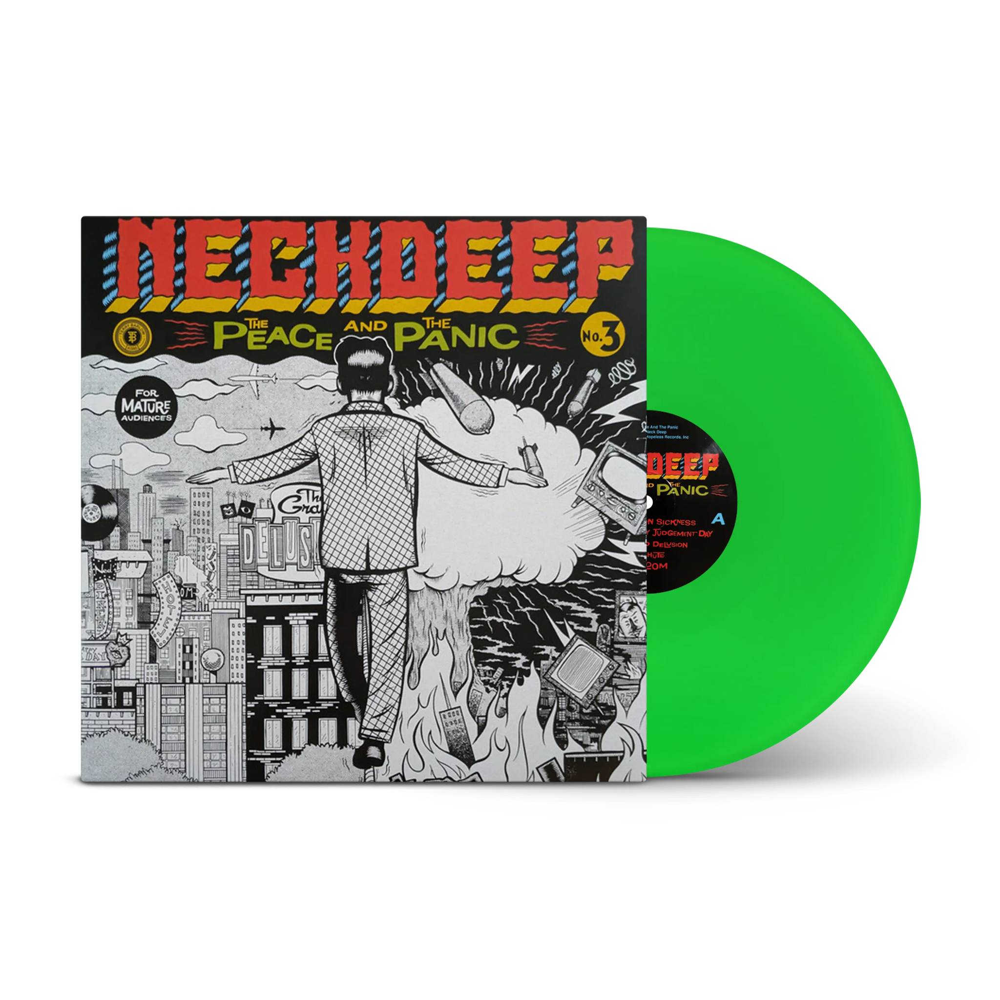 The Peace And The Panic Neon Green LP