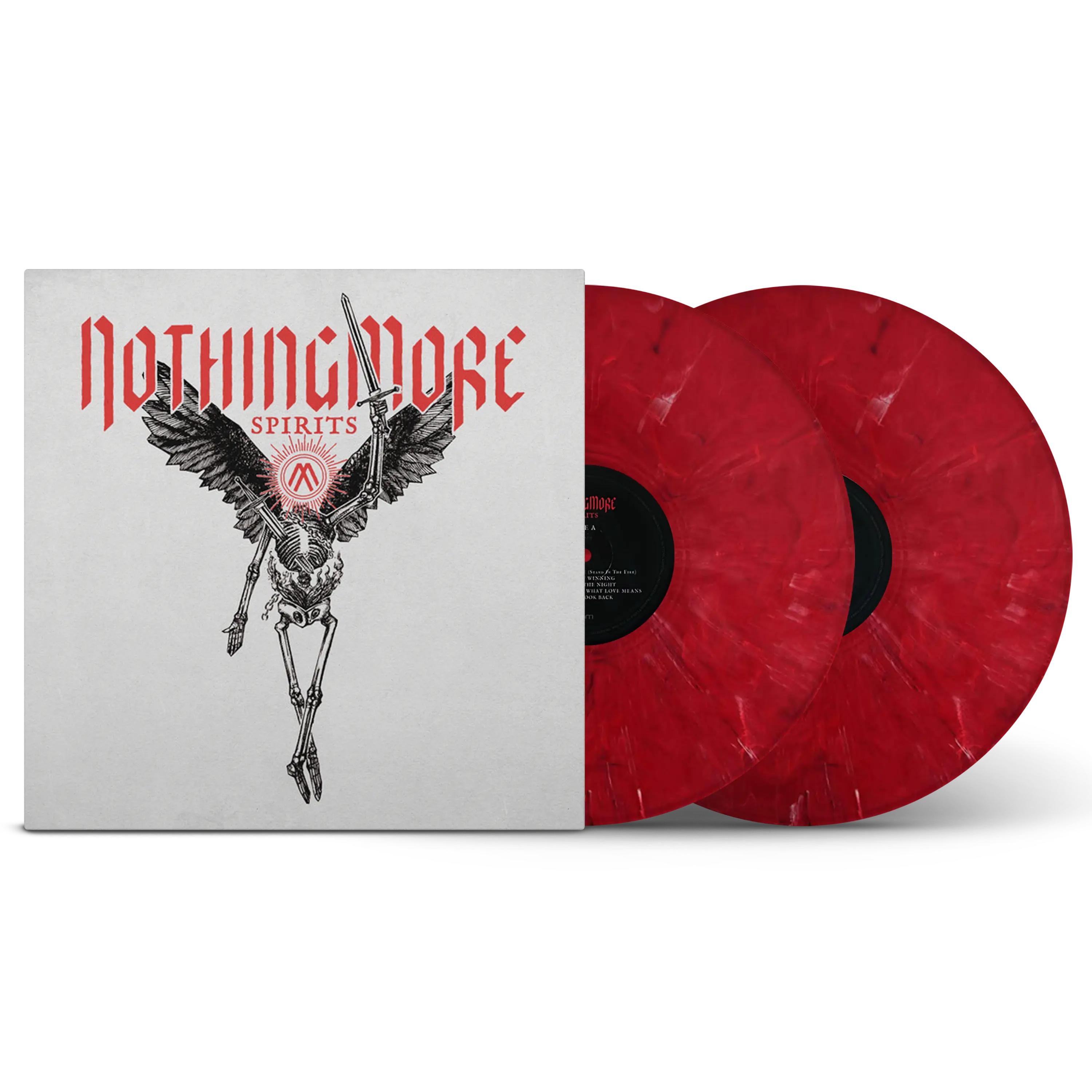 Spirits White w/ Red Swirl Double LP – Rude Records Shop