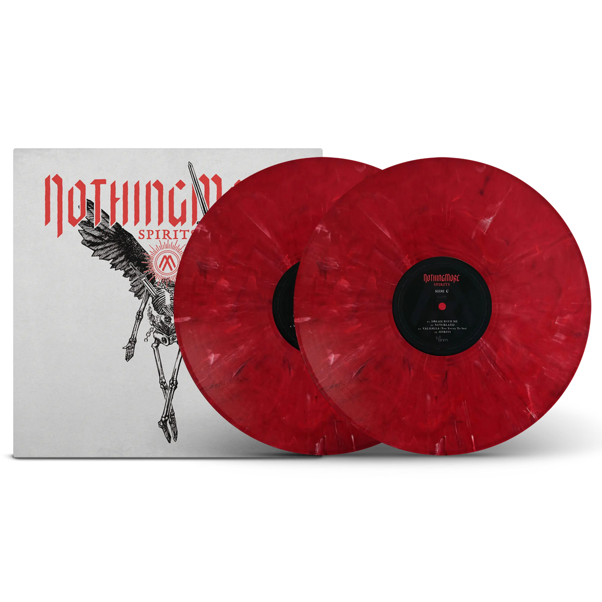 Spirits White w/ Red Swirl Double LP
