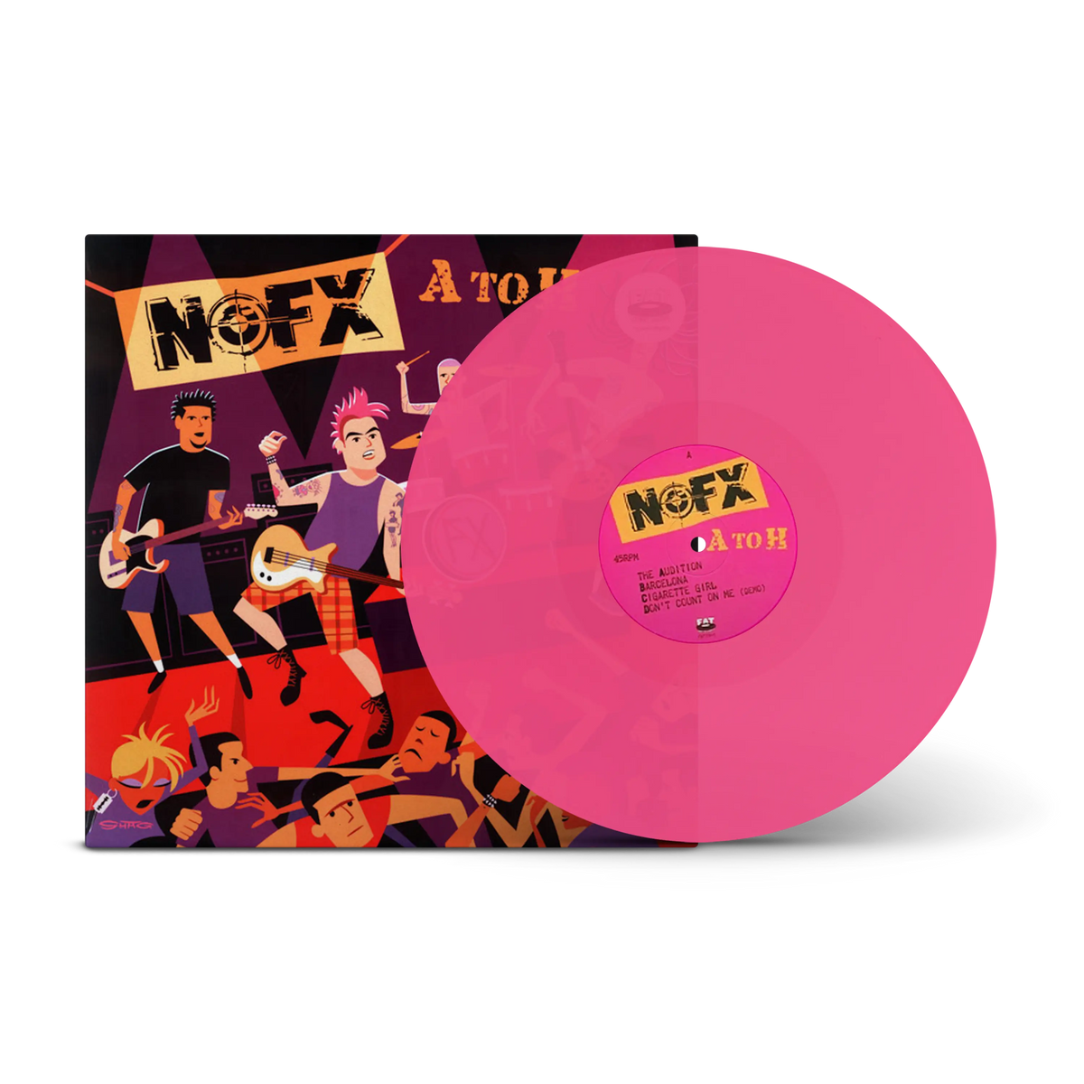 A To H Transparent Magenta LP