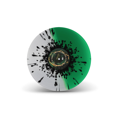Every Sound Has A Color In The Valley Of Night Half Clear Half Green with Black Splatter Double LP