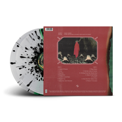 Every Sound Has A Color In The Valley Of Night Half Clear Half Green with Black Splatter Double LP
