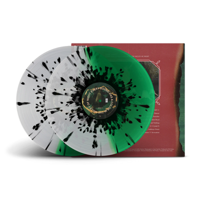 Every Sound Has A Color In The Valley Of Night Half Clear Half Green with Black Splatter Double LP