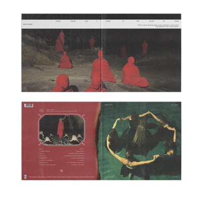 Every Sound Has A Color In The Valley Of Night Half Clear Half Green with Black Splatter Double LP