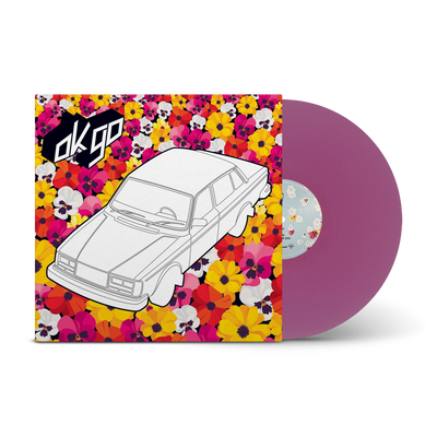 OK Go Neon Pink Glitter LP