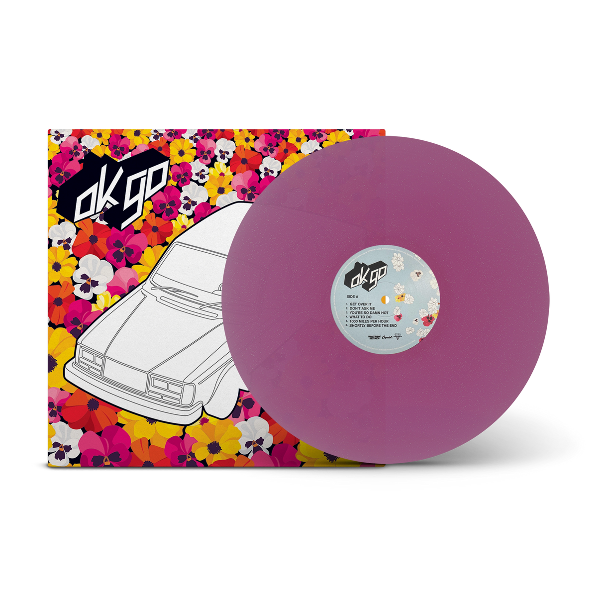 OK Go Neon Pink Glitter LP