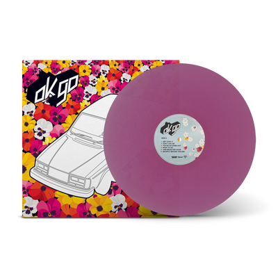 OK Go Neon Pink Glitter LP
