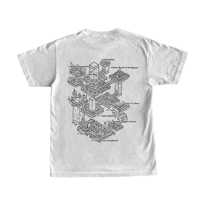 Violent Oblivion Map White T-Shirt