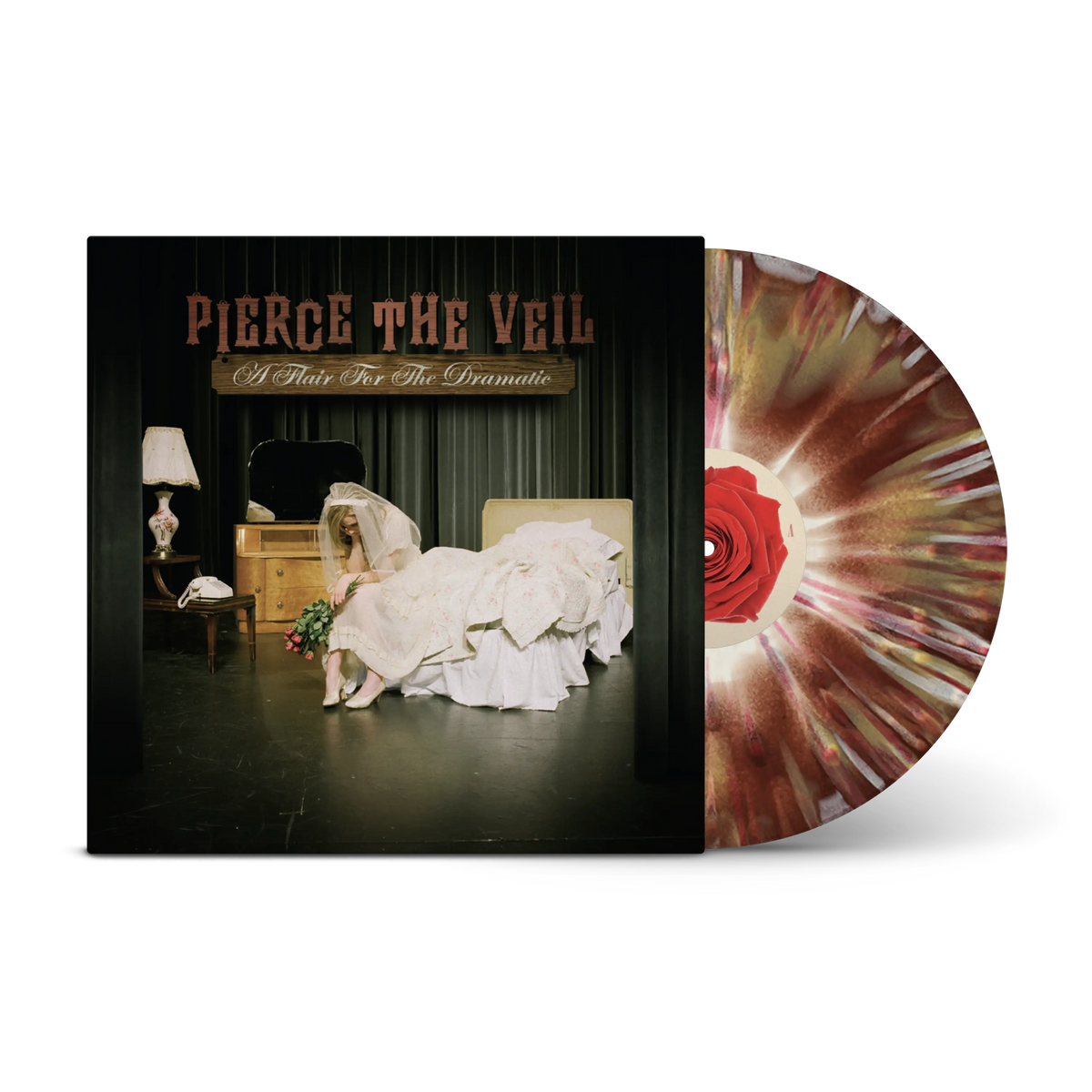 A Flair For The Dramatic Solid Gold, Brown & Bone Tri-Coloured LP