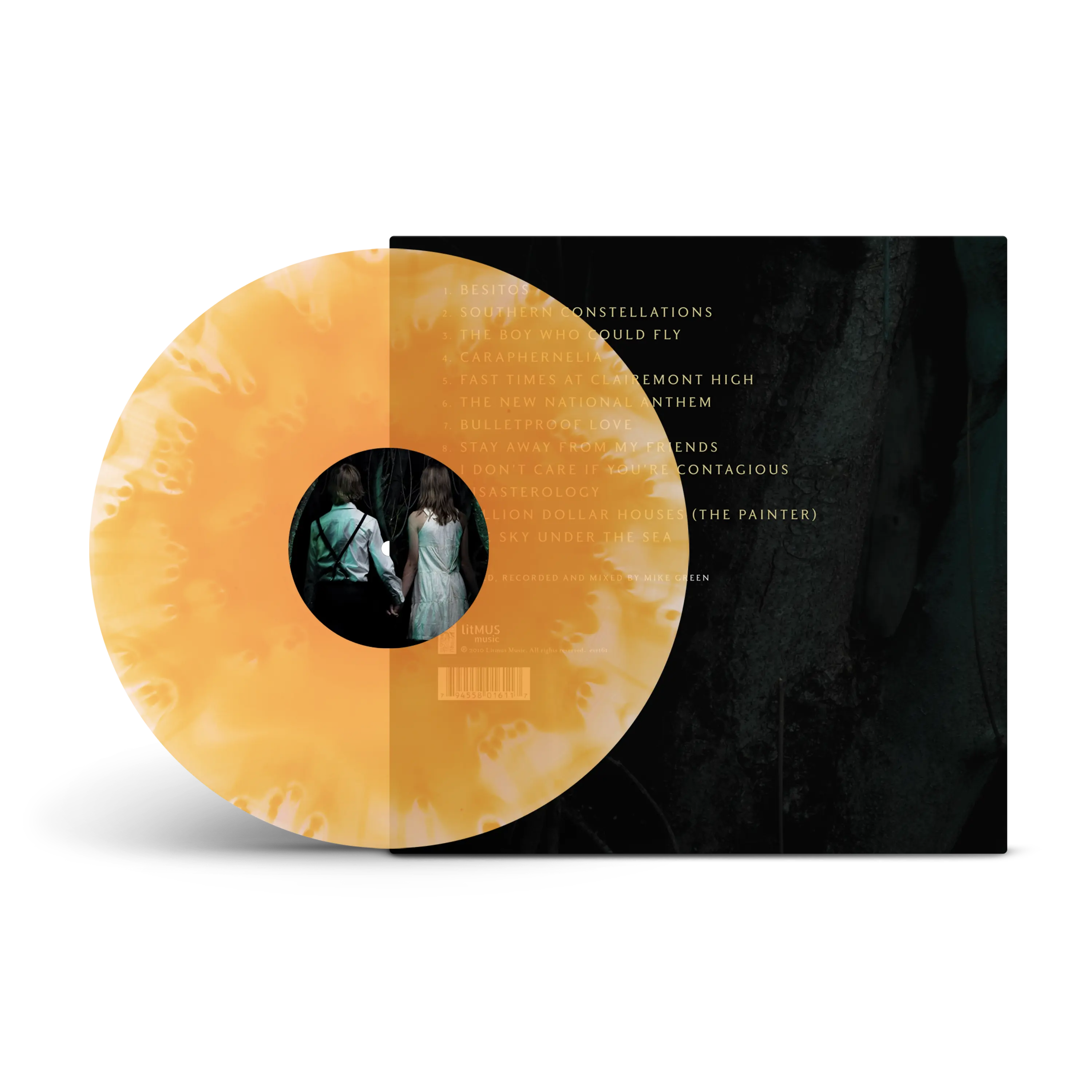Selfish Machines Ultra Clear & Neon Orange Cloudy LP – Rude