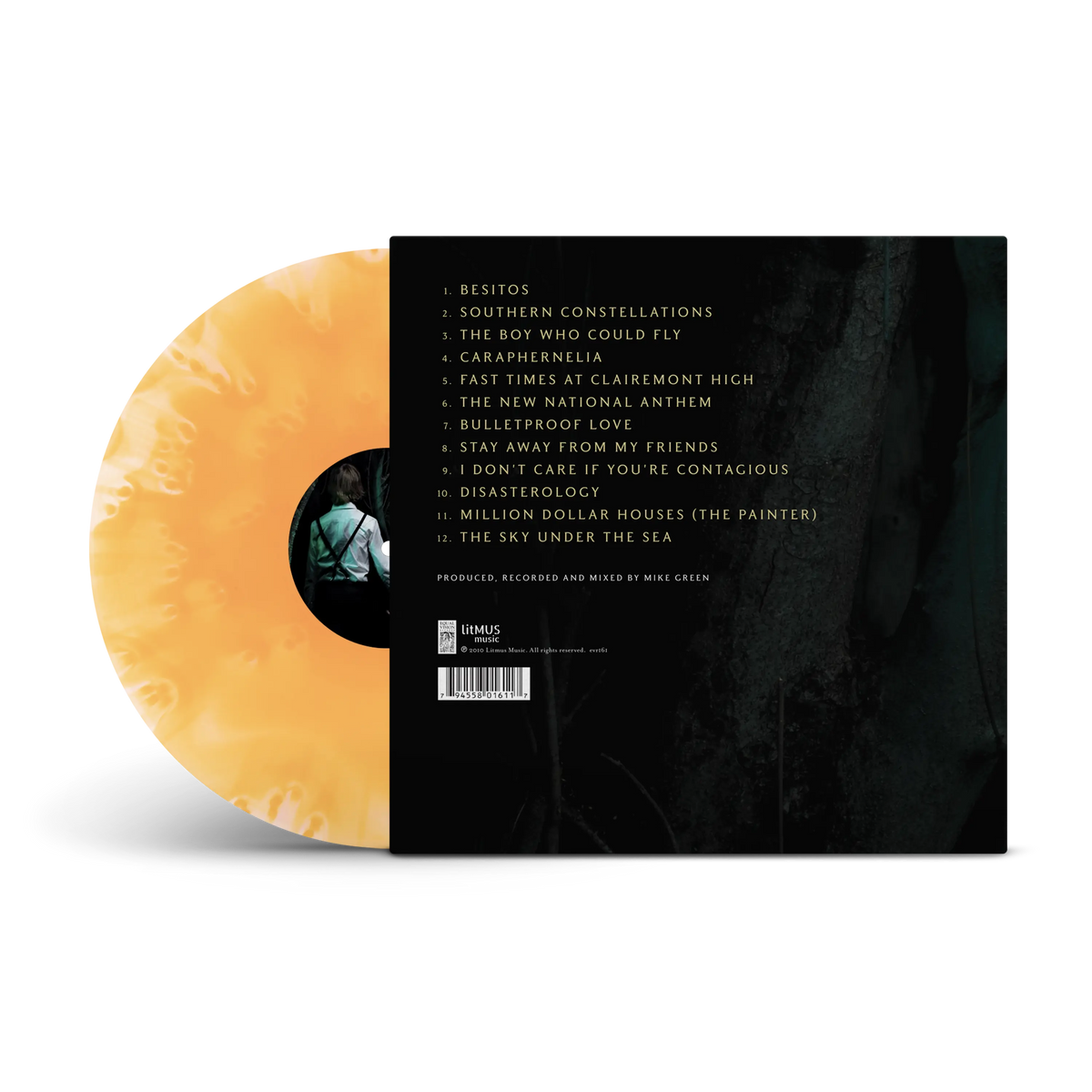 Selfish Machines Ultra Clear & Neon Orange Cloudy LP