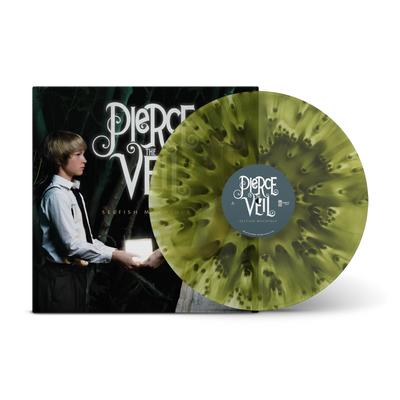 Selfish Machines Transparent & Swamp Green Cloudy LP