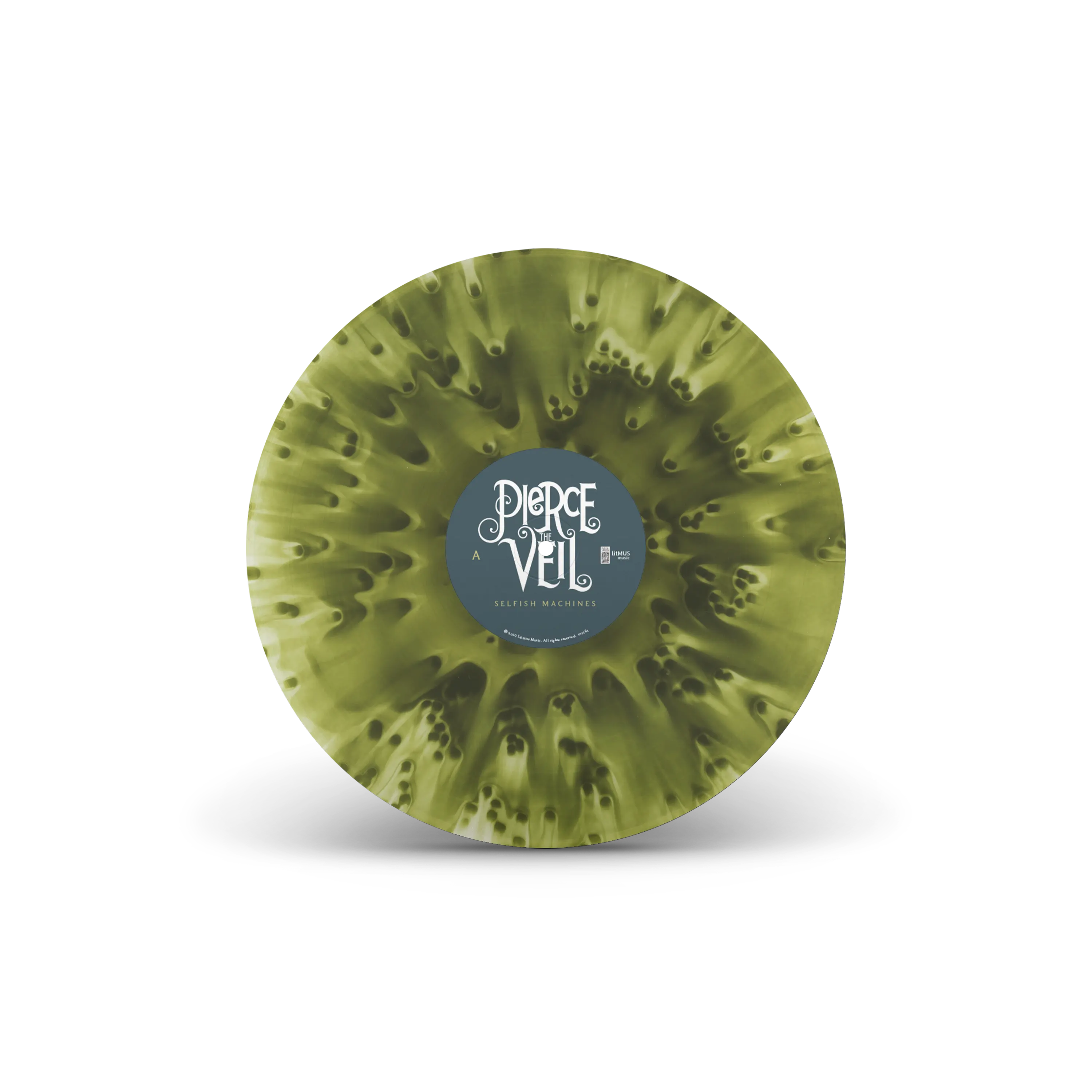 Selfish Machines Transparent & Swamp Green Cloudy LP – Rude